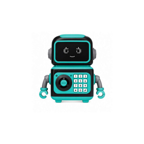 Alcancia Caja Fuerte Robot Infantil Verde