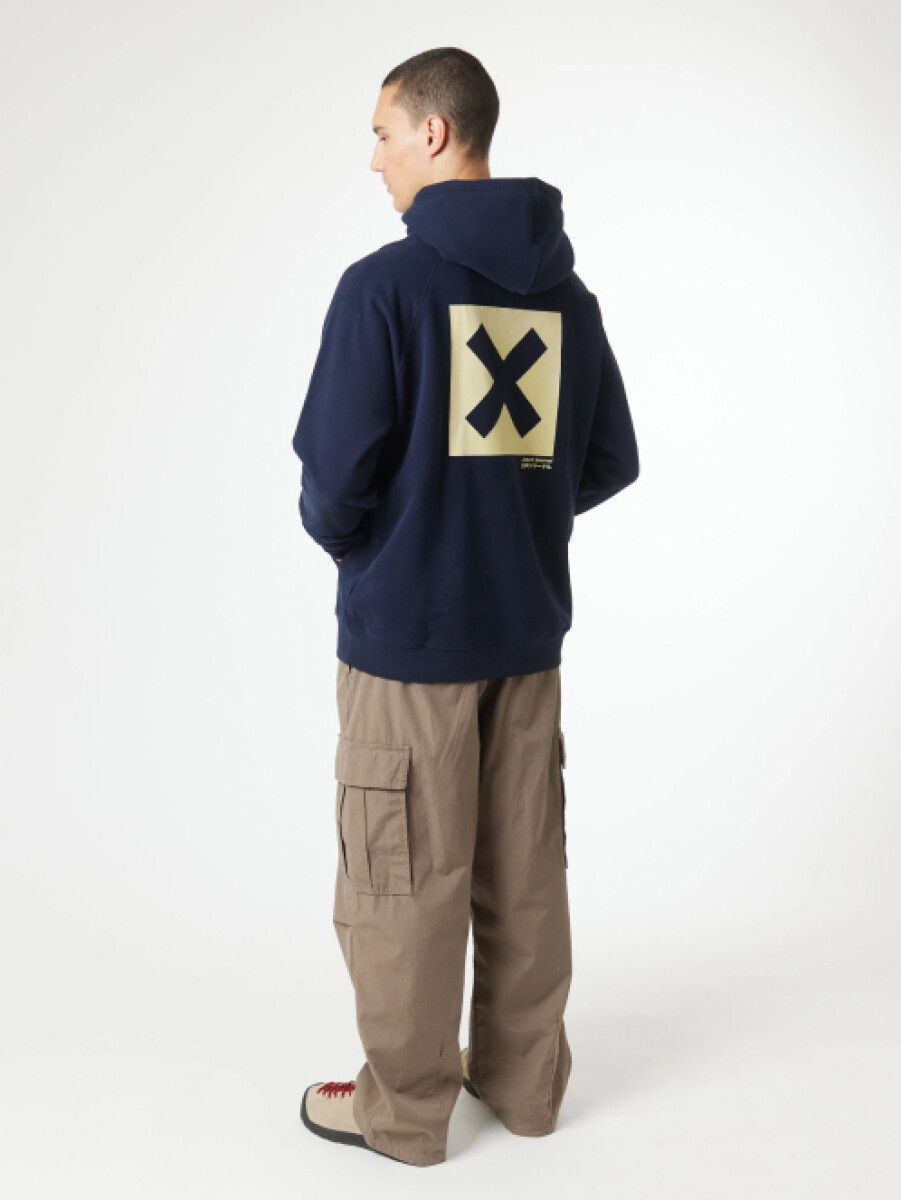 Hoodie Blue Banana - Nature - Navy 