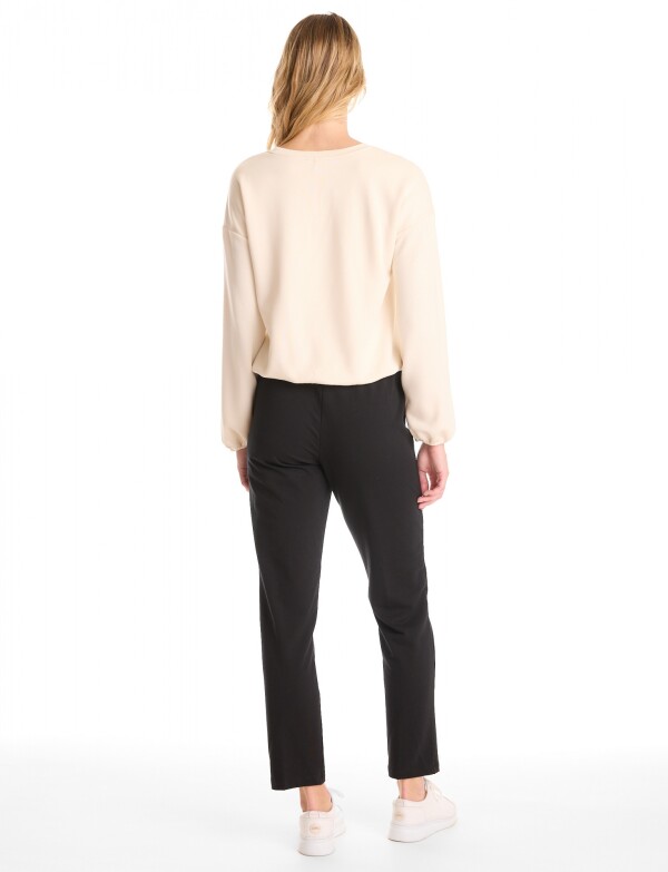Pantalon Yoga Algodon NEGRO
