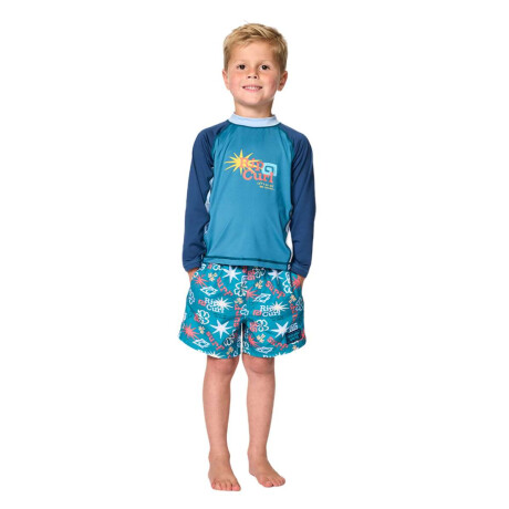 Lycra Rip Curl Wave Dayz Upf Niño Azul