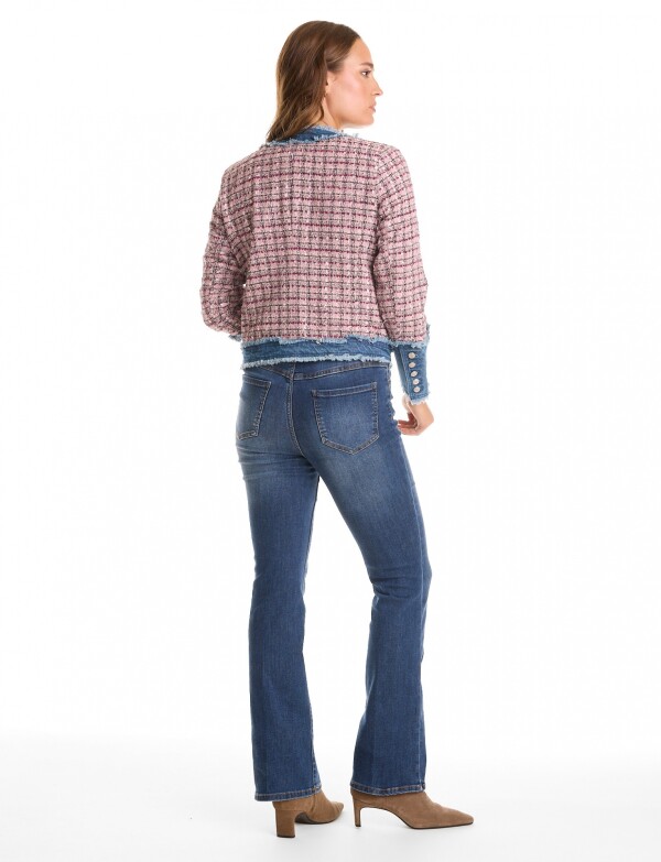 Chaqueta Tweed & Denim ROSA/MULTI