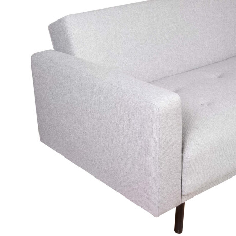 SOFÁ CAMA 2 CUERPOS TELA GRIS HUGO