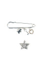 Prendedor Gann, Set 2 Pcs Estampado 1