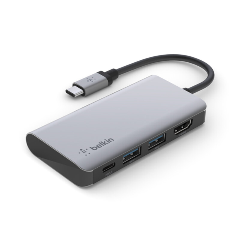 HUB Belkin 4 en 1 USB-C a HDMI 4K 2xUSB USB-C HUB Belkin 4 en 1 USB-C a HDMI 4K 2xUSB USB-C
