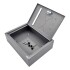 Buzon Cartero Metálica Buzonera Para Reja Puerta Adelante Color Variante Gris