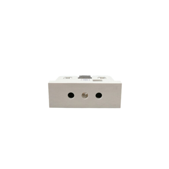 Módulo t/cte. 2P+T 10A 250V bianco reale Silight SK3136