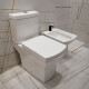 INODORO Y TAPA MOCHILA BIDET JUEGO DE LOZA GARDA AQUALIA 000