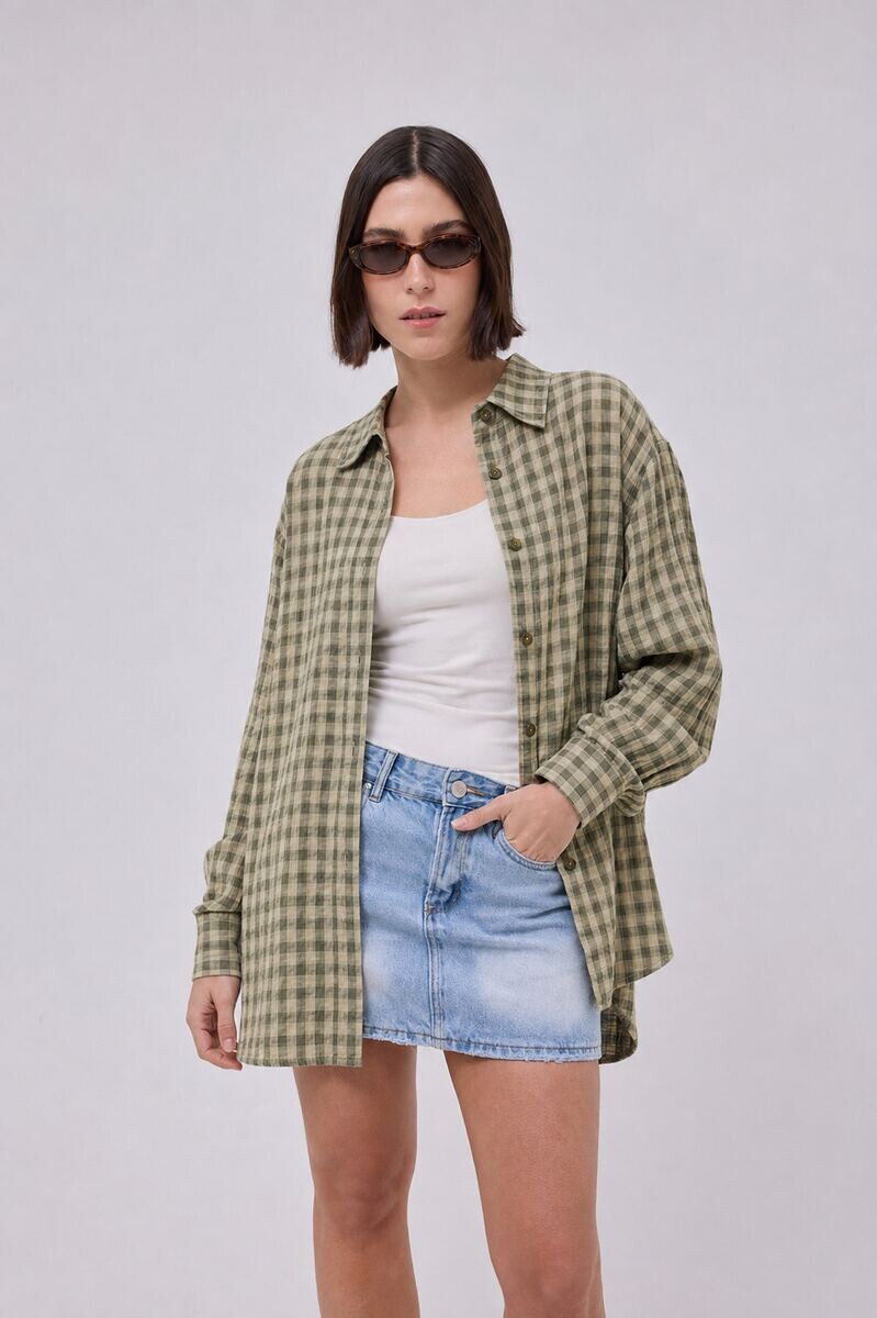 Camisa Cuadros - Verde 