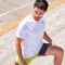 T-SHIRT RNG MEN MESH verde stone BLANCO