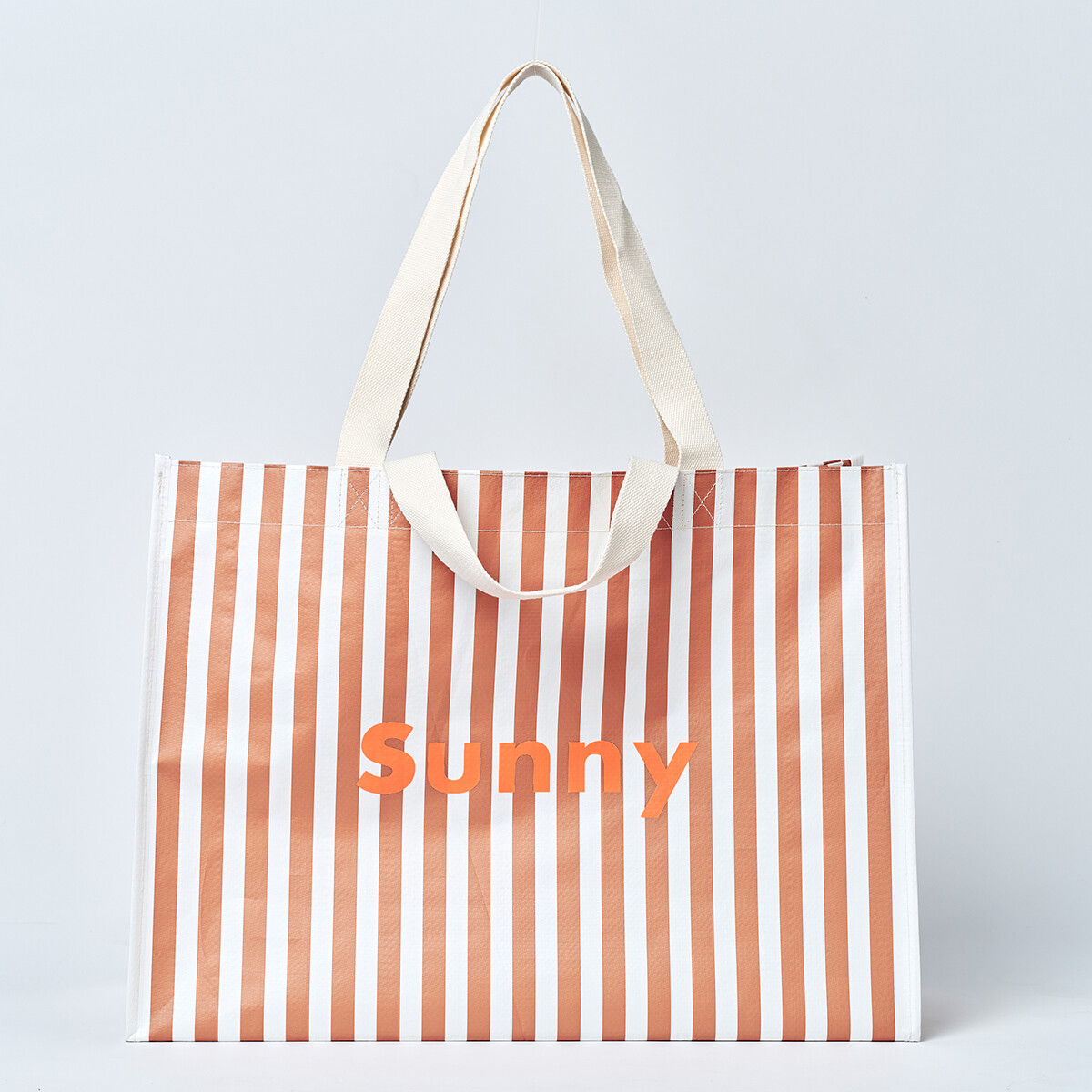 S61CBB - Bolso De Playa Rayas Sunnylife - Tierra Clay 