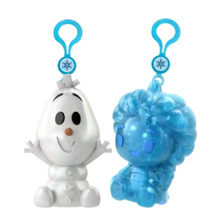 Figura Squishy Disney con Clip Colgante OLAF