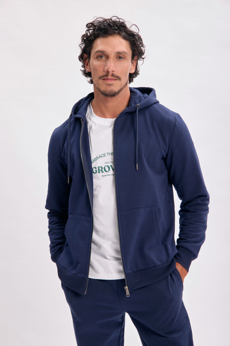 Campera deportiva - Azul Marino 