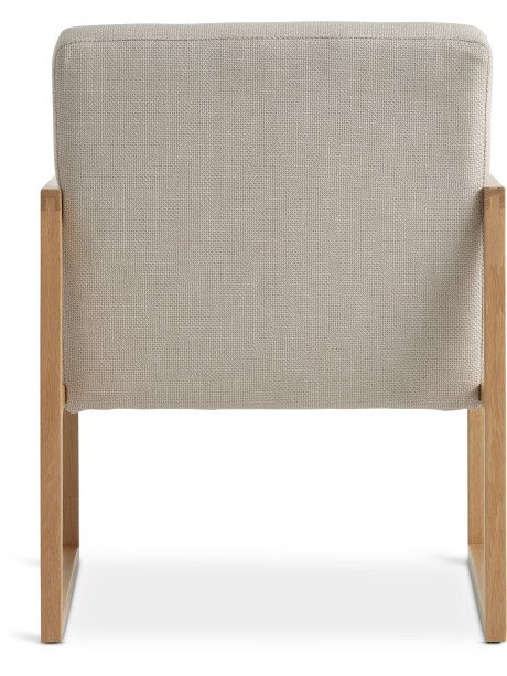 Sillón KALUNDBORG tela 1 cuerpo arena/roble Sillón KALUNDBORG tela 1 cuerpo arena/roble