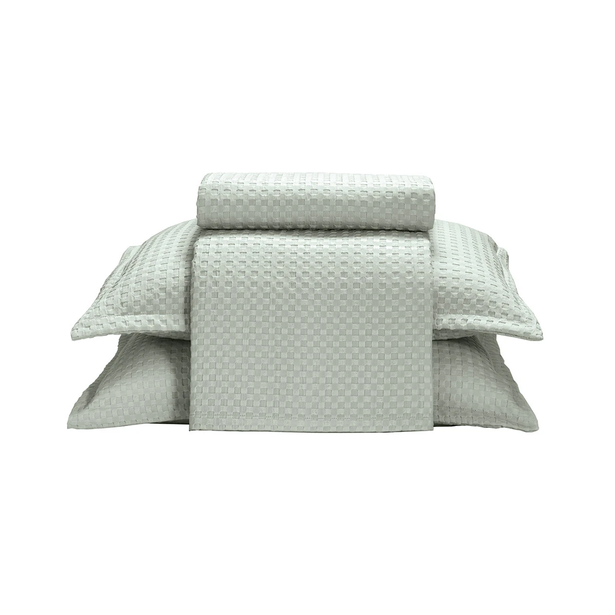 Juego Colcha y Funda Dohler Provenza 2 Plazas 100% Microfibra - VERDE AGUA 