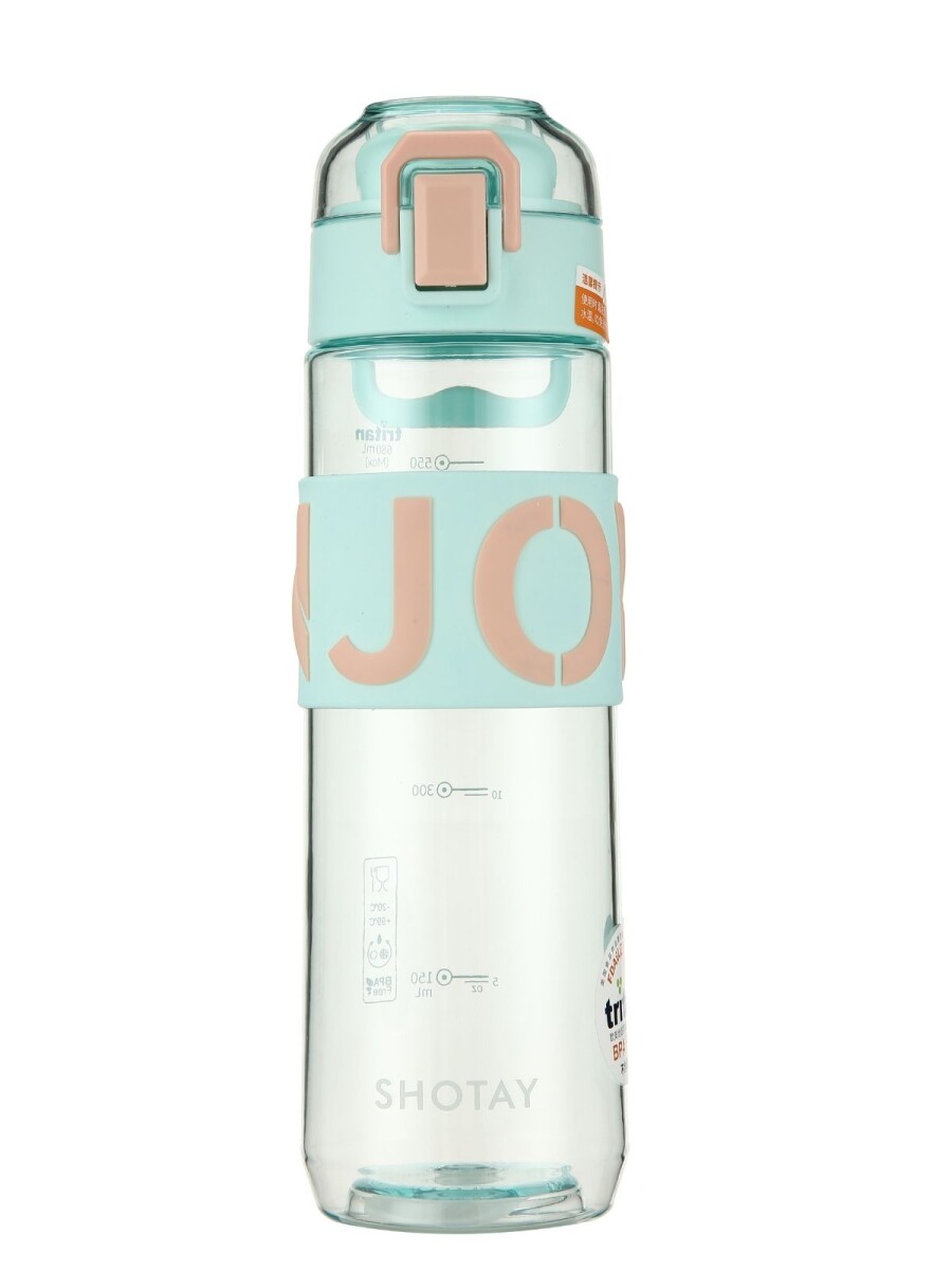 Botella Tritán c/Silicona - 680mL. - Turquesa 