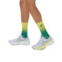Medias Running Performance Run Sock Crew Unisex Edo Purple/flash Red