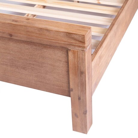 CAMA 1 1/2 PLAZA MADERA-ACACIA NATURAL-BEIGE PRINCE