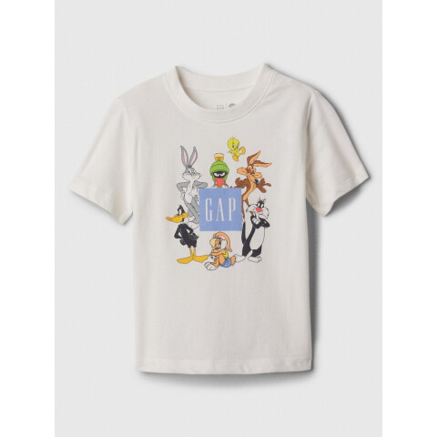 V-WB FAM LOGO SS TEE LOONEY TUNES NEW OFF WHITE