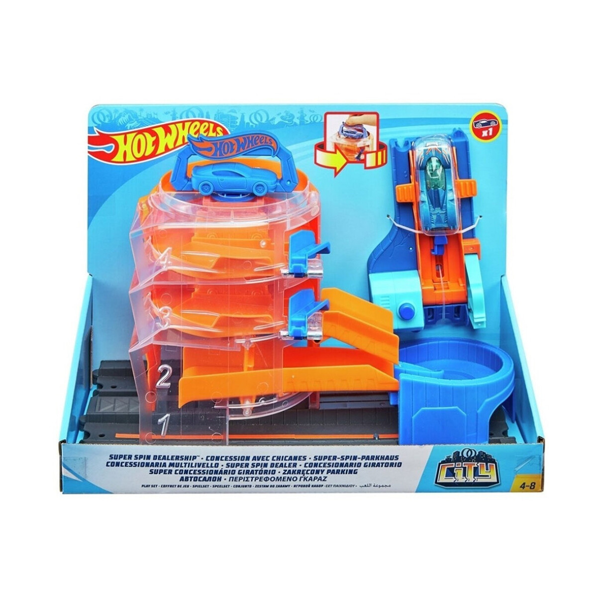 Hot Wheels City Tienda Giratoria 