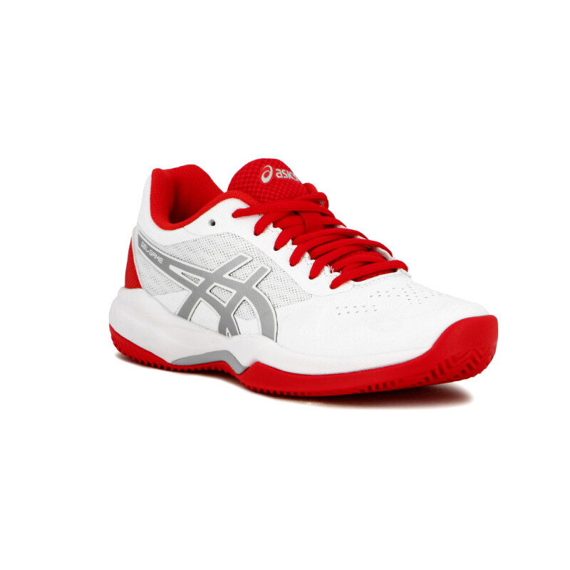 Asics Gel-game 7 Clay/oc - White/red Blanco-rojo