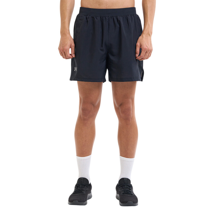 UA LAUNCH 5'' SHORTS-GRN BLK-001