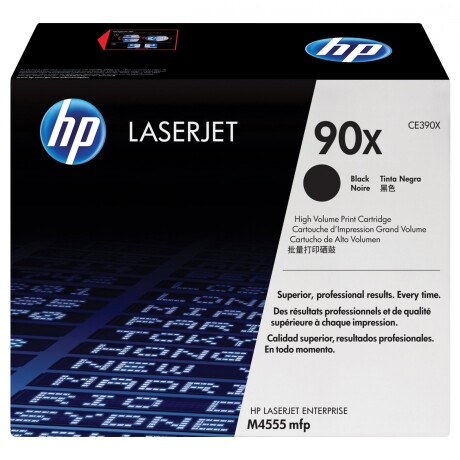 HP 90X - Alto rendimiento - negro - original - LaserJet - cartucho de tóner (CE390X) - para LaserJet Enterprise 600 M602dn, 600 HP 90X - Alto rendimiento - negro - original - LaserJet - cartucho de tóner (CE390X) - para LaserJet Enterprise 600 M602dn, 600