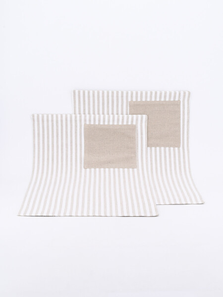 INDIVIDUAL DUBAI PACK X 2 BEIGE