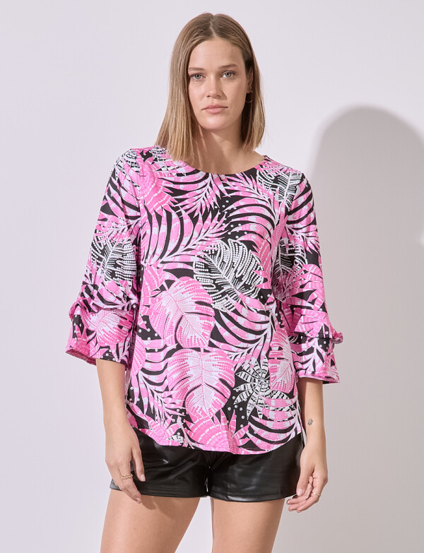 Blusa Print ROSA/MULTI