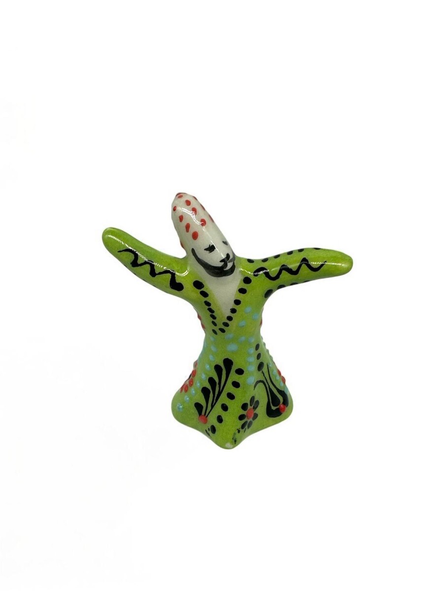 MINI DERVICHE DANZANTE CERAMICA - T1 - Verde 