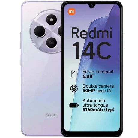 Celular Xiaomi Mi 14C 8+256GB Purple 001