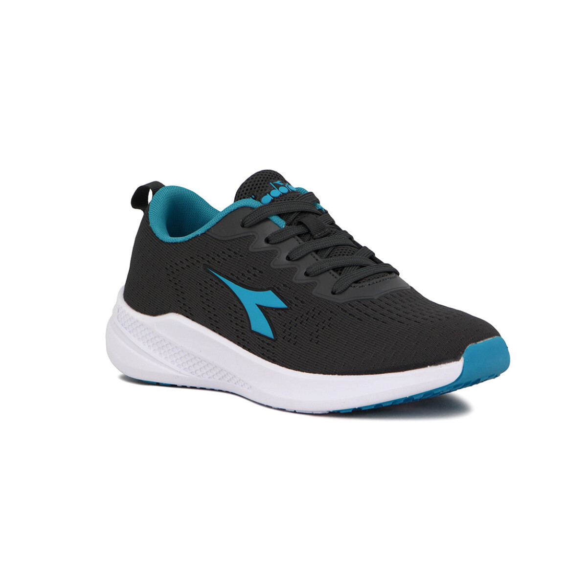 Diadora Calzado Deportivo Running Messina Hombre - Gris/Turquesa - Gris-Turquesa 