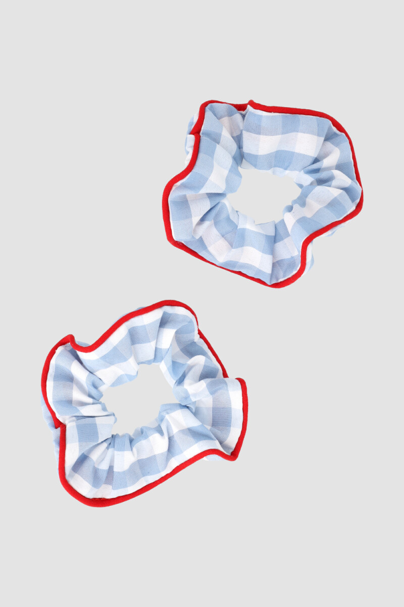 Pack x2 scrunchies Azul