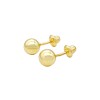 Abridores Bolita-Oro 18k-Sin piedra-AB9516 sinpiedra
