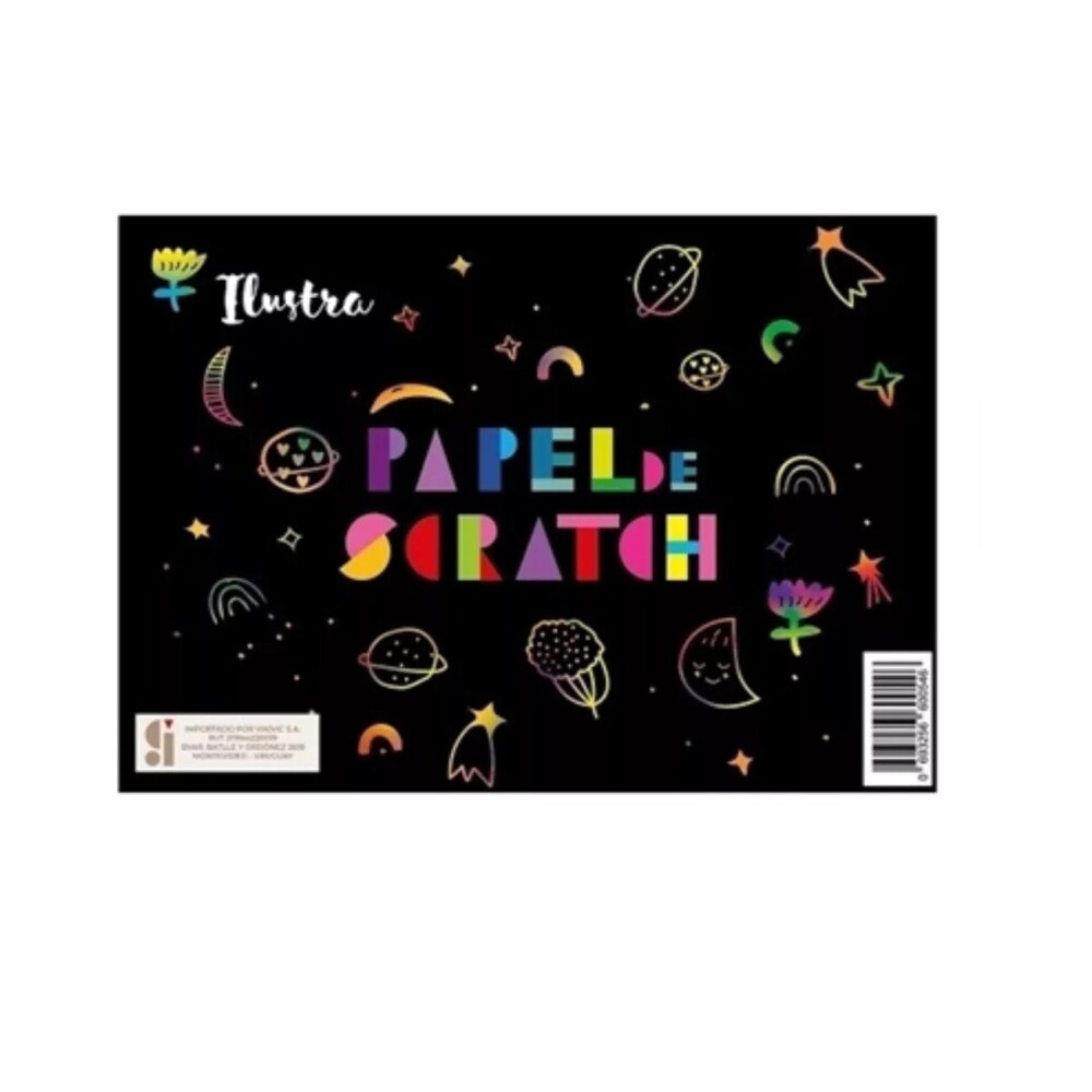 Papel De Scratch 20 Unidades Ilustra #PAPEL DE SCRATCH 20 UNIDADES ILUSTRA
