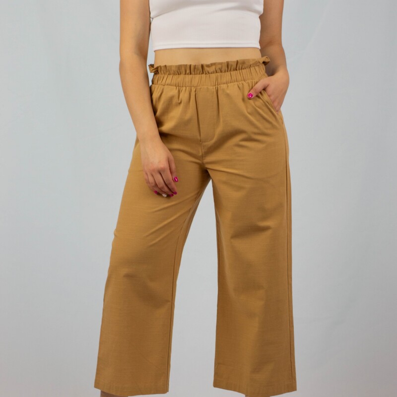 Pantalon Cropped Wanna Habano