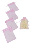 Pack x 100 - Bolsas organza 9x15 cm ROSA