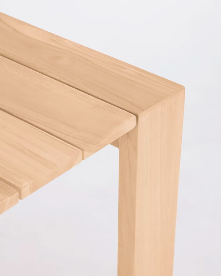 Mesa de exterior Victoire de madera maciza de teca 240 x 110 cm
