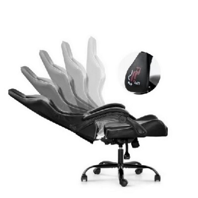 Silla Gamer Lumax ROM negro/gris Silla Gamer Lumax ROM negro/gris