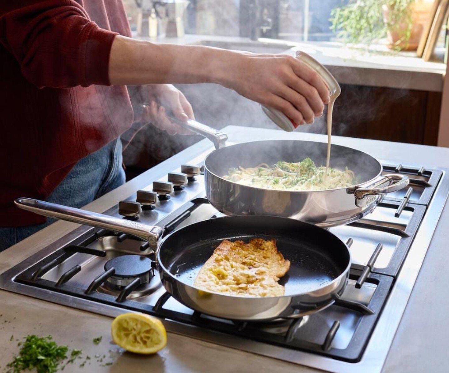 Sartén Space Steel 28 cm Antiadherente Joseph Joseph - Preventa 