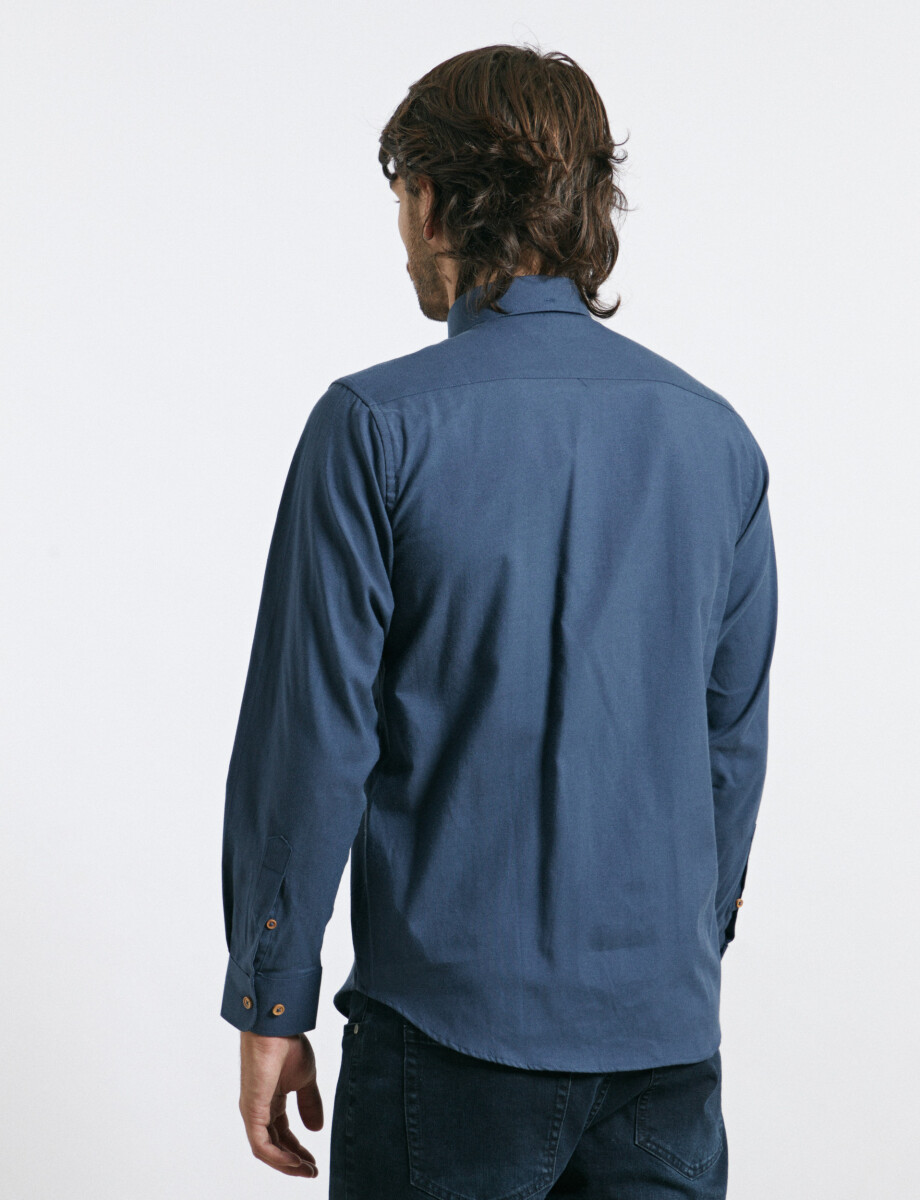 012487 CAMISA HARRINGTON LABEL Azul Oscuro