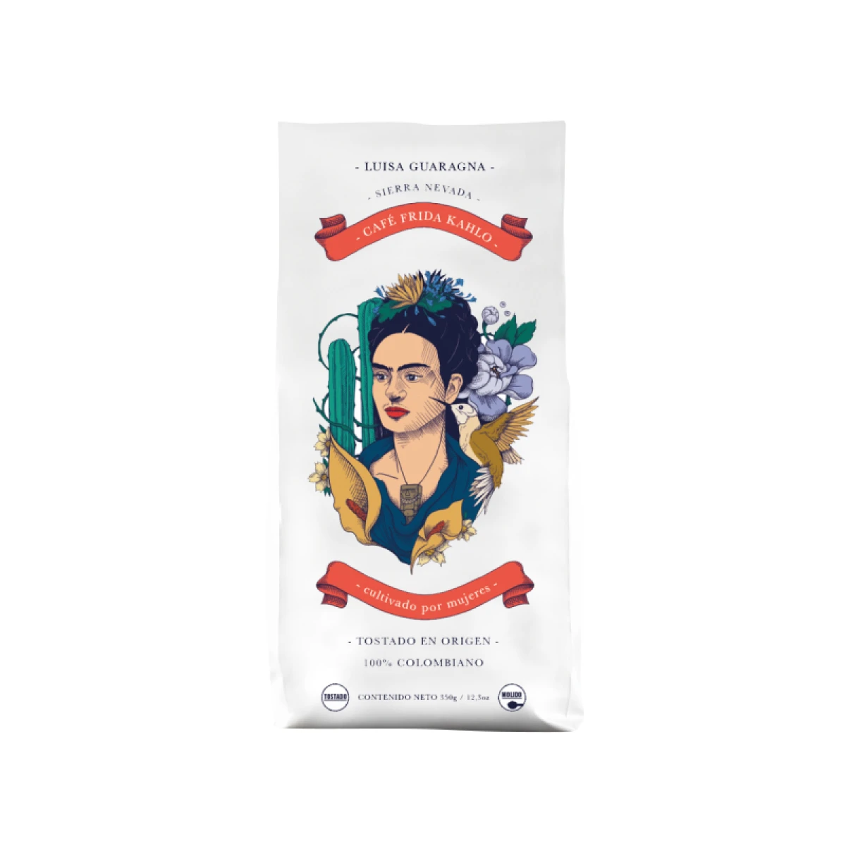 Cafe en grano Frida Kahlo Sierra Nevada Amor Perfecto 350g 