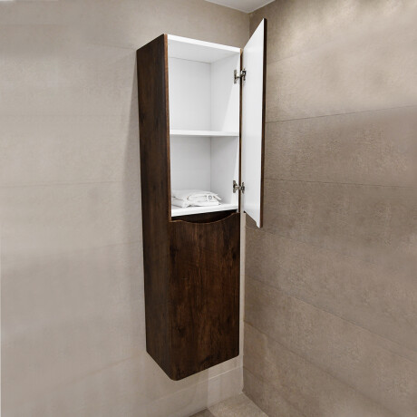 MUEBLE DE BAÑO ROBLE OSCURO 40X30X150CM AQUALIA ROBLE OSCURO