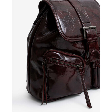 Mochila Multipocket Rojo Burdeaux