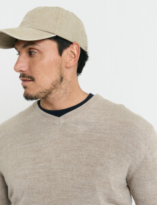 470313 SWEATER V HARRINGTON URBAN Beige Melange