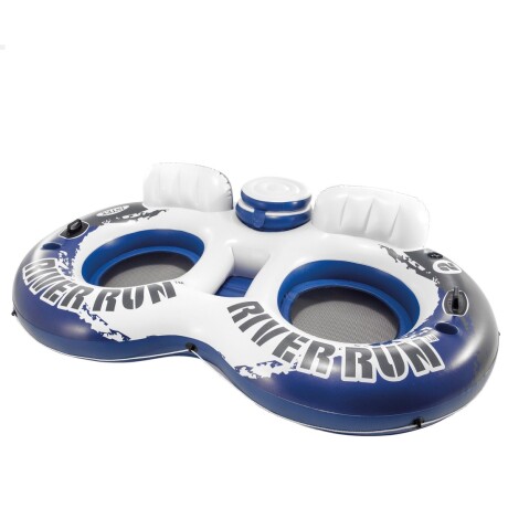 INTEX GOMON INFLABLE C/RESPALDOS + POSAVASOS + NEVERA 243 X 157 CM RIVER RUN II Intex Gomon Inflable C/respaldos + Posavasos + Nevera 243 X 157 Cm River Run Ii