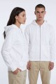 Campera deportiva clásica con capucha - UNISEX BLANCO