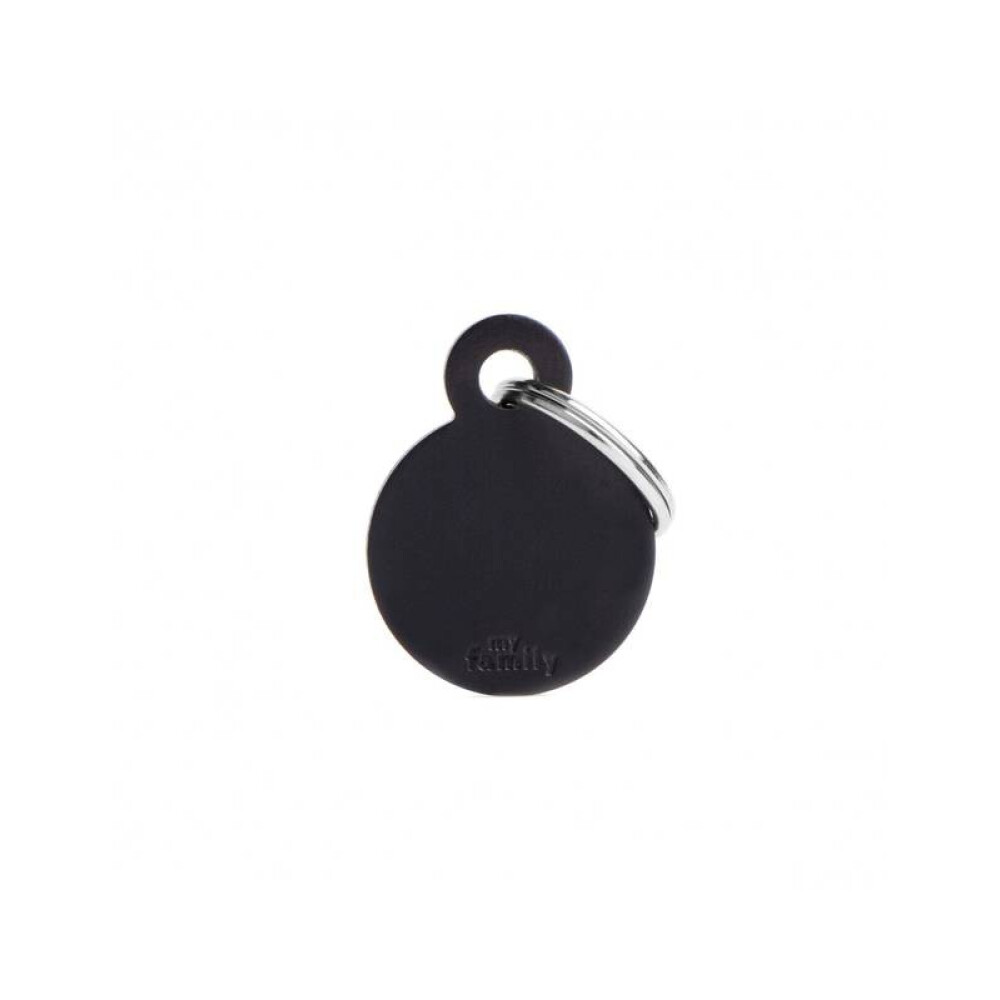 CHAPA PARA COLLAR MY FAMILY CÍRCULO PEQUEÑO NEGRO CHAPA PARA COLLAR MY FAMILY CÍRCULO PEQUEÑO NEGRO