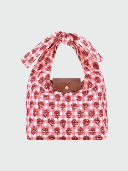 Longchamp - Cartera de algodón, Le pliage Champêtre 0