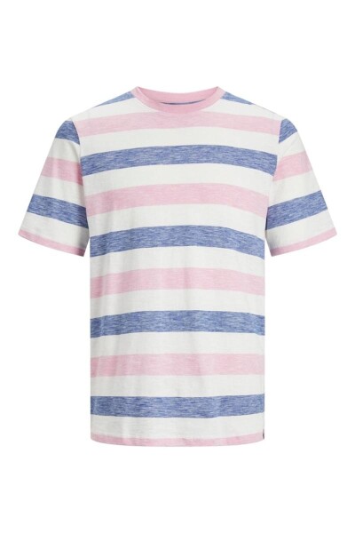 Camiseta Tulum Stripe Prism Pink