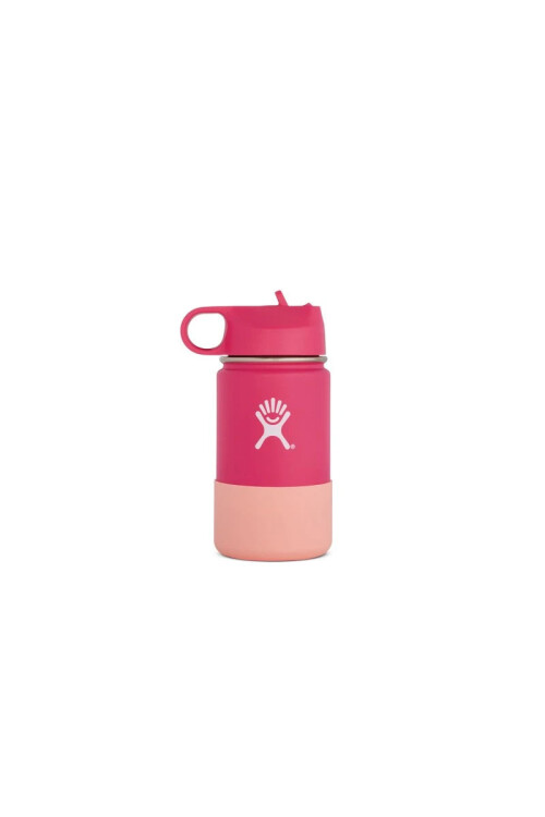 Botella 12 oz Wide Mouth Kids Straw Lid Watermelon